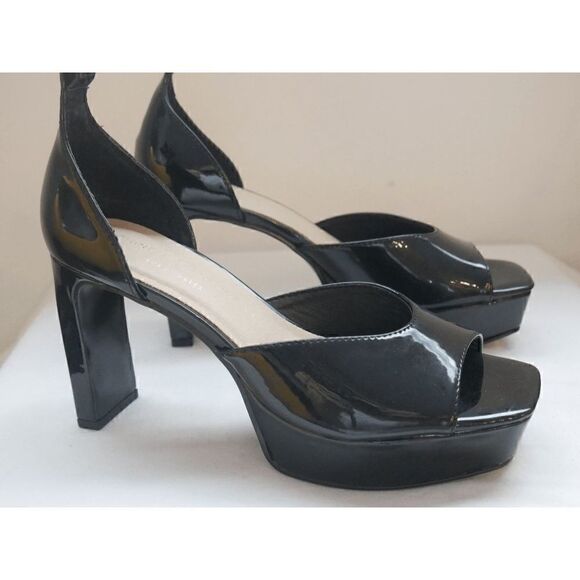 NWT Chinese Laundry Women's Tiana Plantform Sandal Black 7.5 - Picture 1 of 5